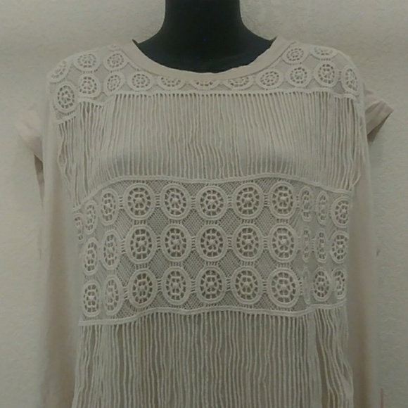 Gibson Latimer Lace Overlay Sleeveless Top - Picture 3 of 8